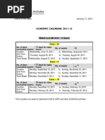 Academic Calendar 2011-12 - For Srs