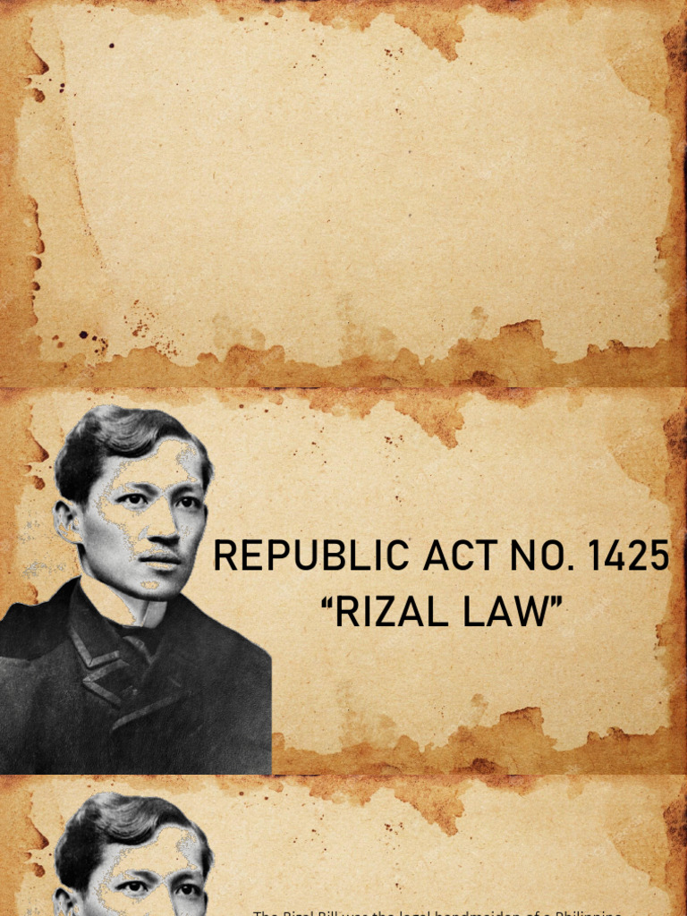 Overview of Republic Act No. 1425 | PDF
