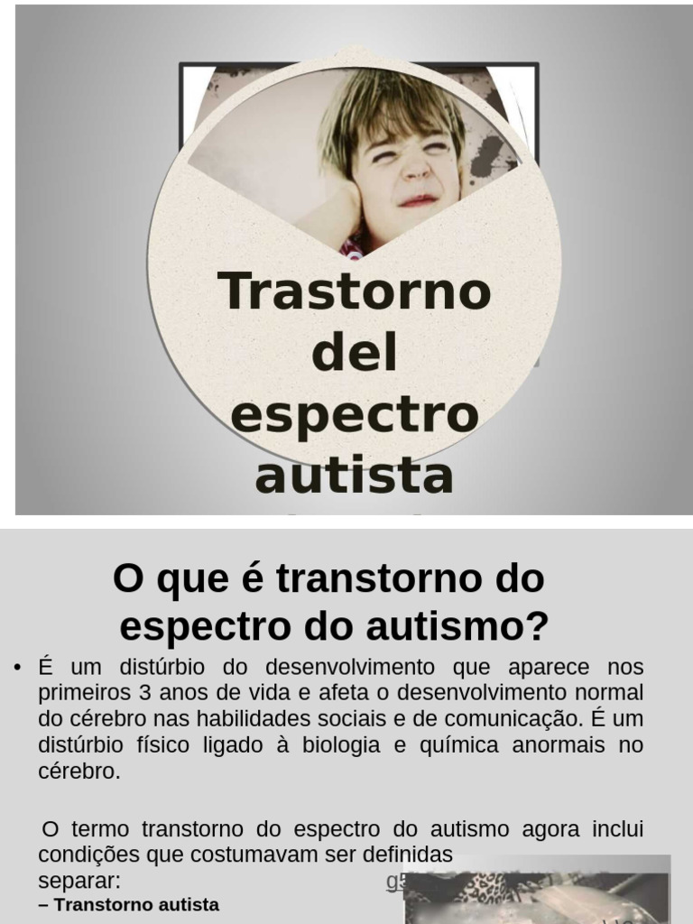 Entendendo o Transtorno do Espectro Autista | PDF | Autismo | Síndrome ...