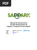 Guía para Crear y Modificar Solped’s en SAP | PDF | Informática ...