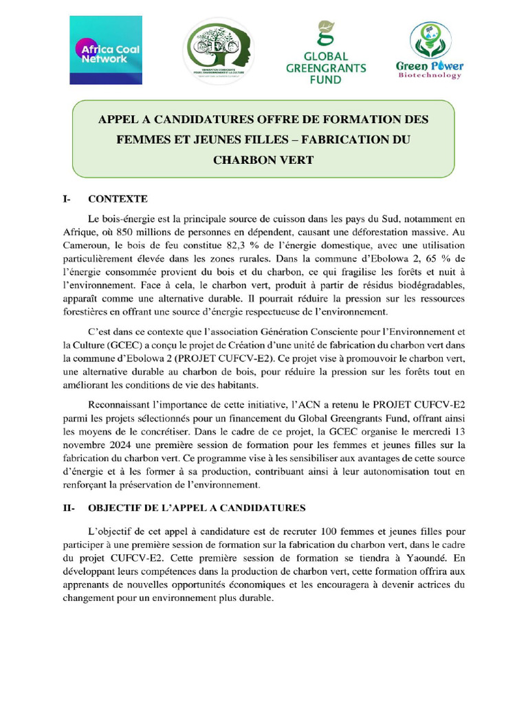 Appel A Candidatures Offre de Formation | PDF