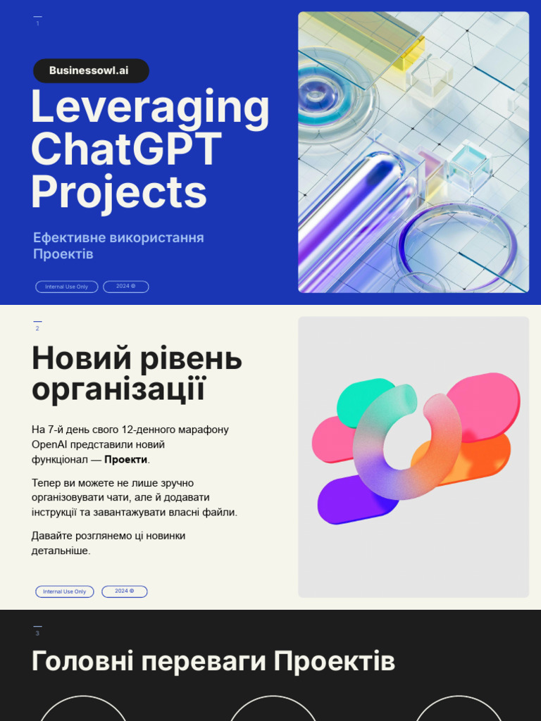 Leveraging ChatGPT Projects | PDF