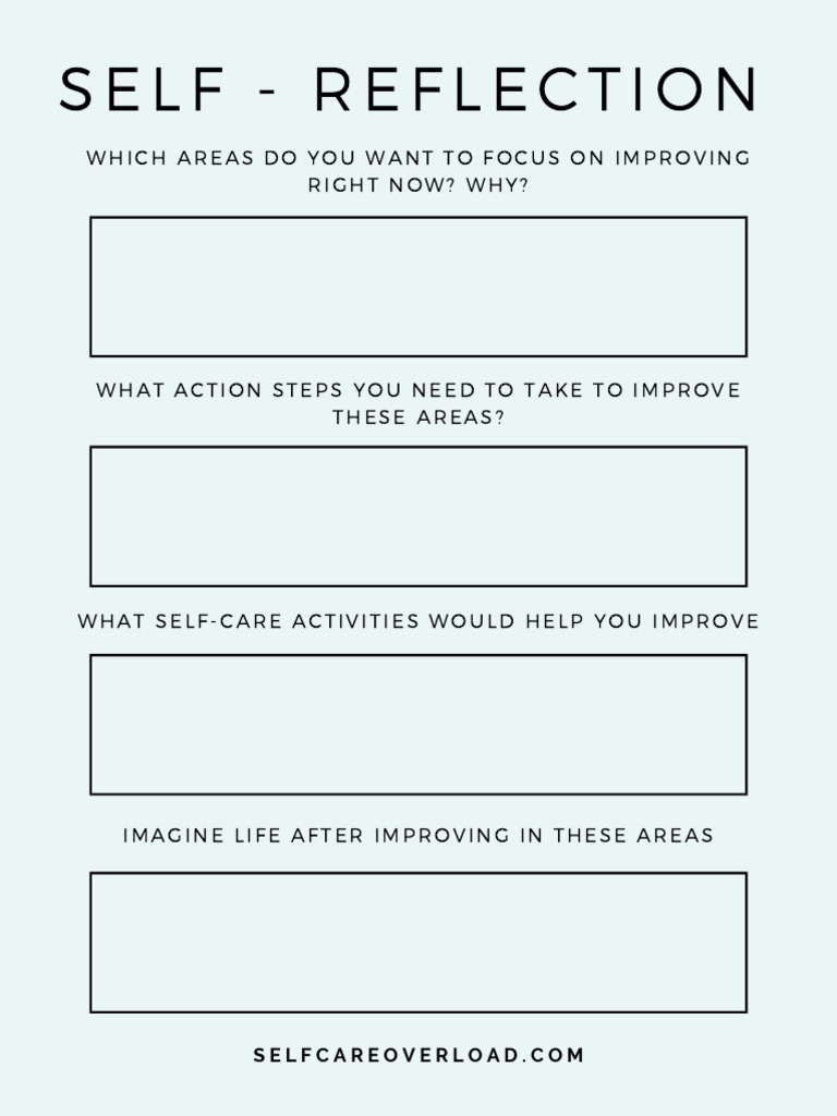 Self Reflection 2 1 | PDF
