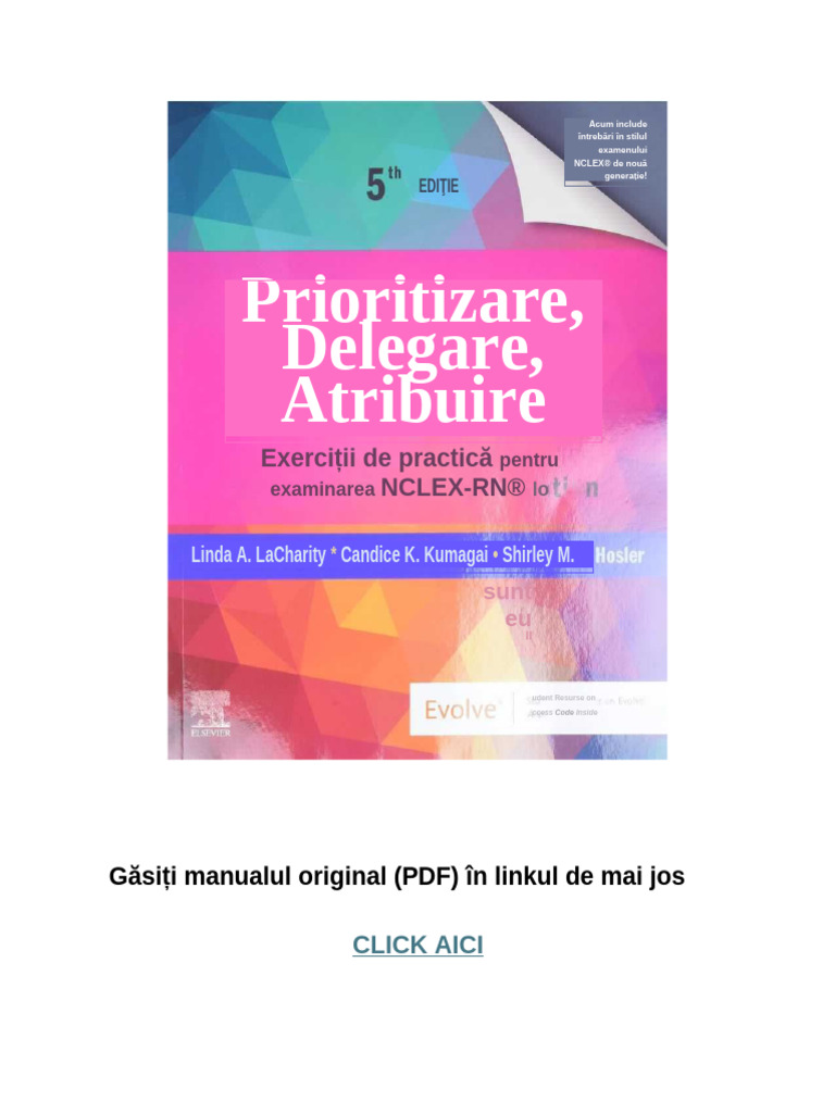 Exerciții de Practică Pentru Prioritizare, Delegare Și Atribuire ...