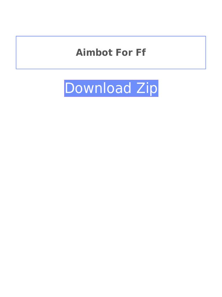%F0%9F%8C%8E Aimbot For Ff | PDF