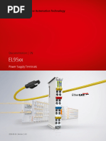EK1110 EtherCAT Extension Manual | PDF | Computer Network | Electrical ...