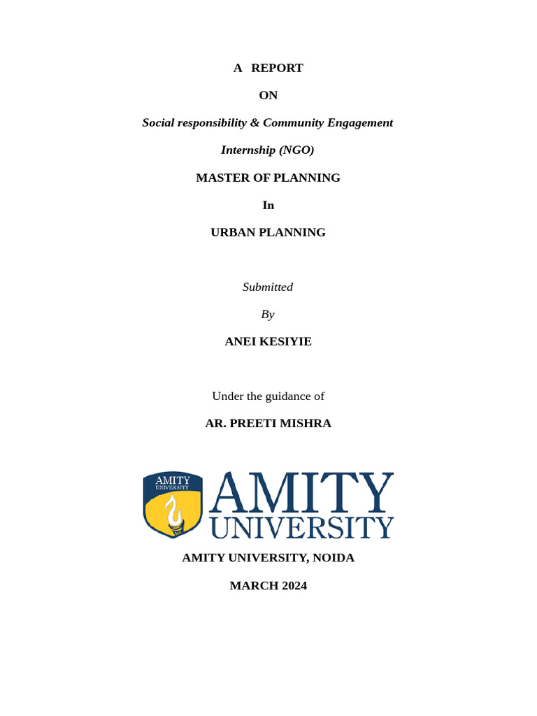 Social Responsibility in NGOs: A Report | PDF | Non Governmental ...
