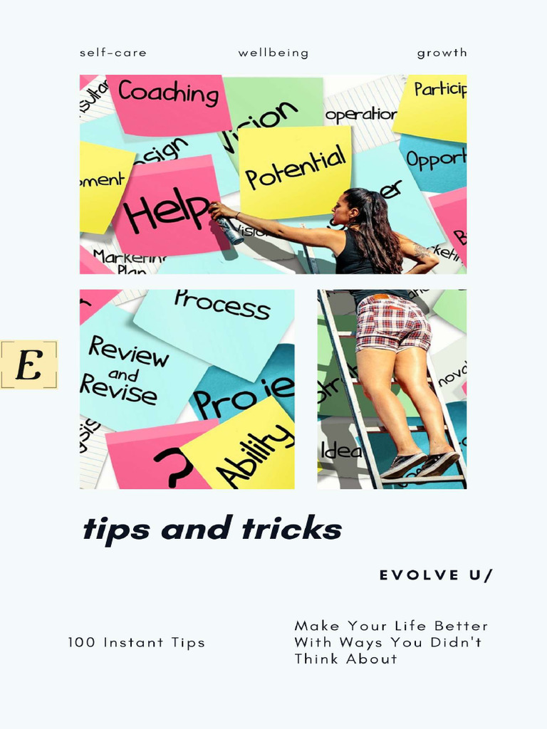EvolveU - 03. Tips and Tricks | PDF | Expense | Creativity
