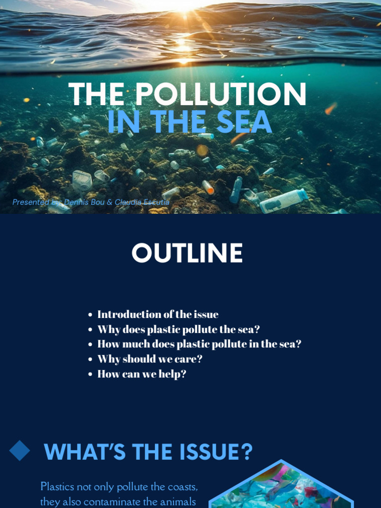 Sea Pollution PDF | PDF