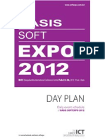 Soft Expo 2012 Day Plan