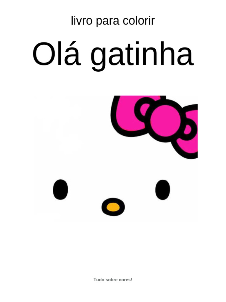 Livro para Colorir Da Hello Kitty | PDF