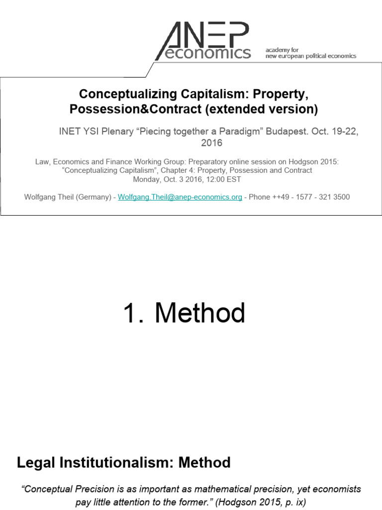 Conceptualizing Capitalism - Property&Contract | PDF | Credit | Finance ...