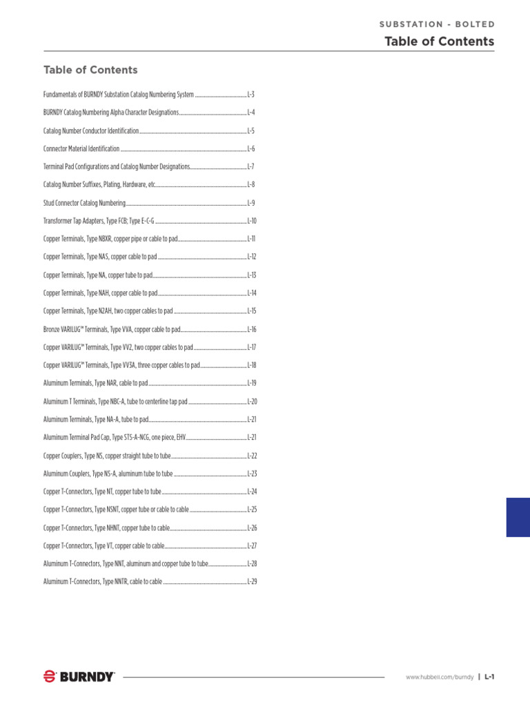 BUR SectionL - BoltedSubstation FullCatalog | PDF | Electrical ...