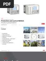 REX615 Relay Technical Overview | PDF | Electrical Grid | Computer Network