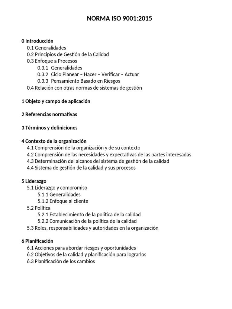 Guía Completa de la Norma ISO 9001:2015 | PDF | Gestión de la calidad ...