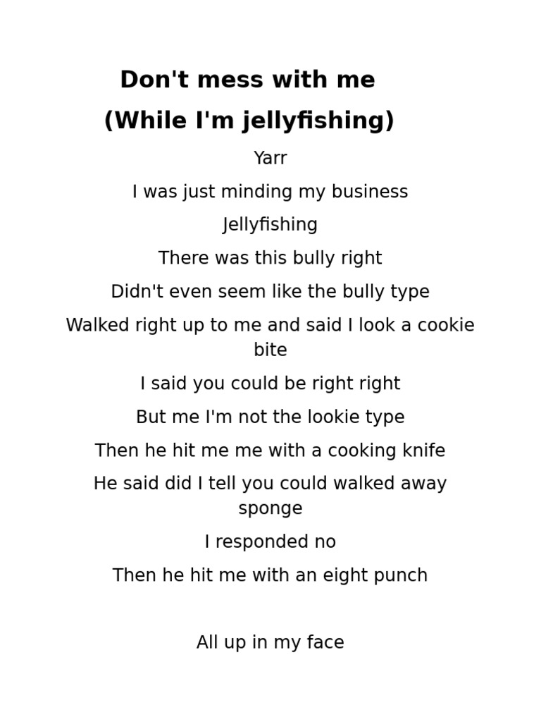 Don t mess with me lyrics pdf