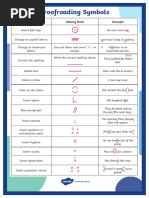Printer Correction Signs Explained | PDF | Typographical Symbols ...