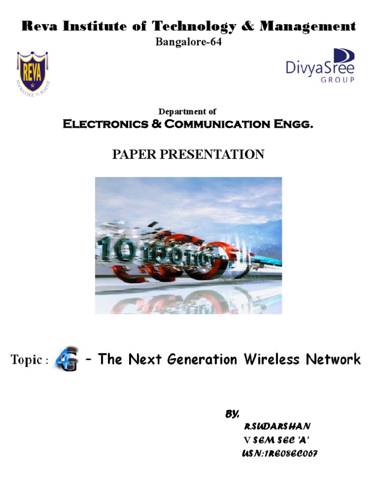 4G Technology | PDF | Computers | Technology & Engineering