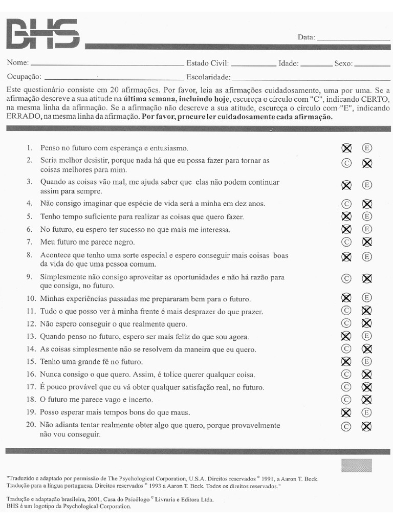 BHS Gabarito | PDF