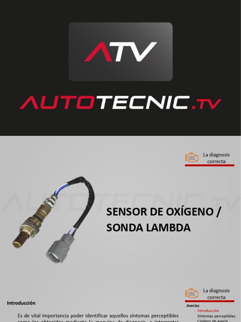 Sonda Lambda De Diagnóstico Para Opel Corsa C Y D 1.0, 1.2, 1.4 – Ubicación Tras Catalizador, 4 Cables