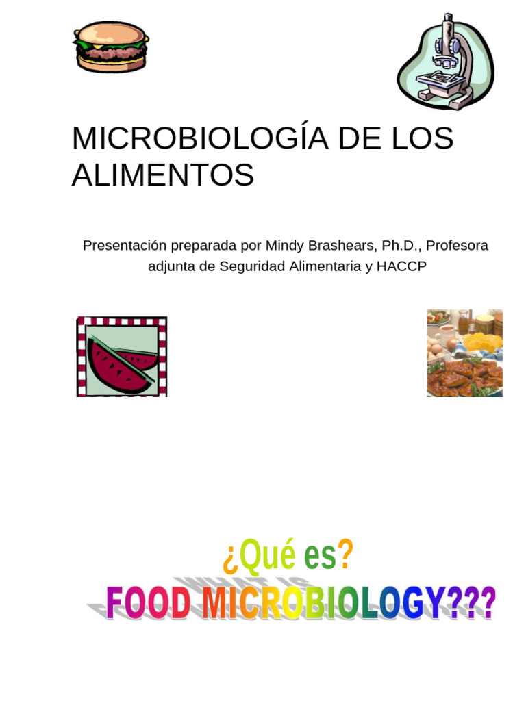 Microbiología de Los Alimentos | PDF | Microbiología | Alimentos
