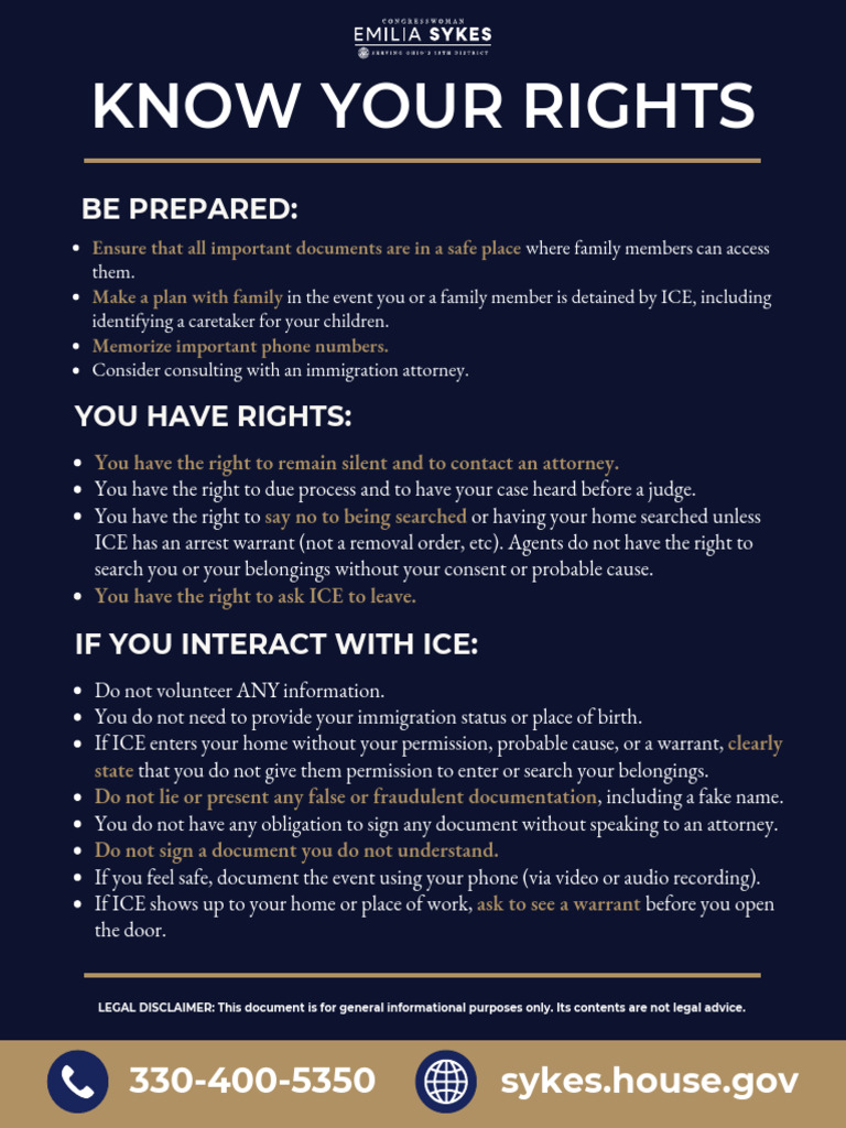 Derechos y Preparación ante ICE | PDF | Esfera pública | Filosofía Aplicada
