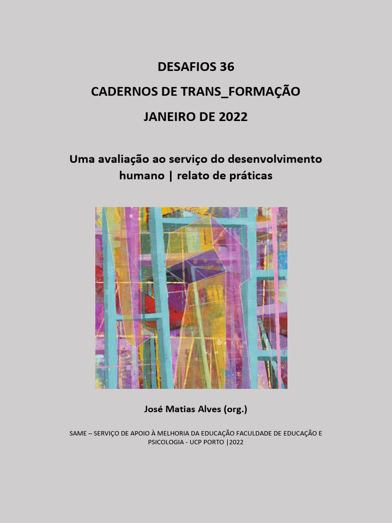 Avaliação para Desenvolvimento Humano | PDF | Aprendizado | Pedagogia