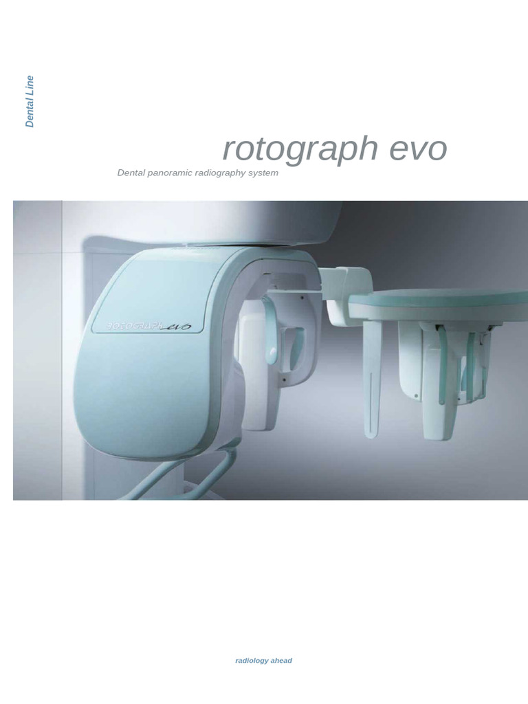 Rotograph Evo: Advanced Dental Imaging System | PDF | Radiography ...