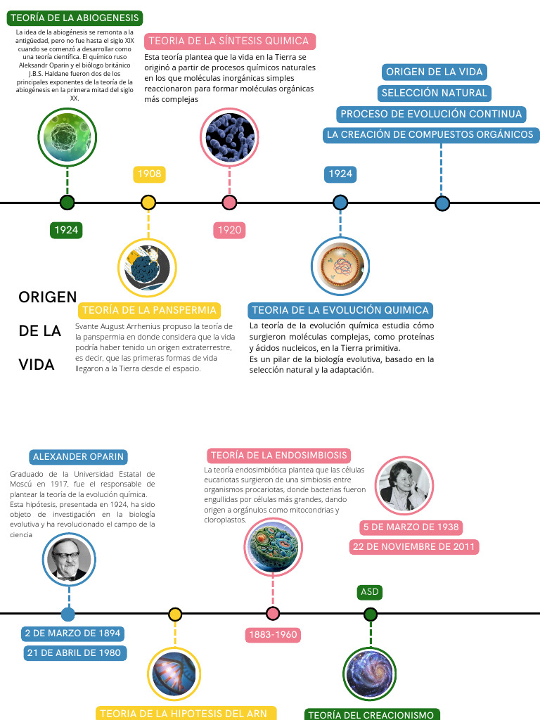 Teorías sobre el origen de la vida | PDF | Abiogénesis | Evolución