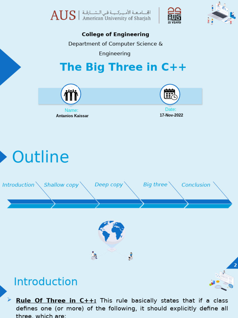 The Big Three in C++ | PDF | Pointer (Computer Programming) | C++