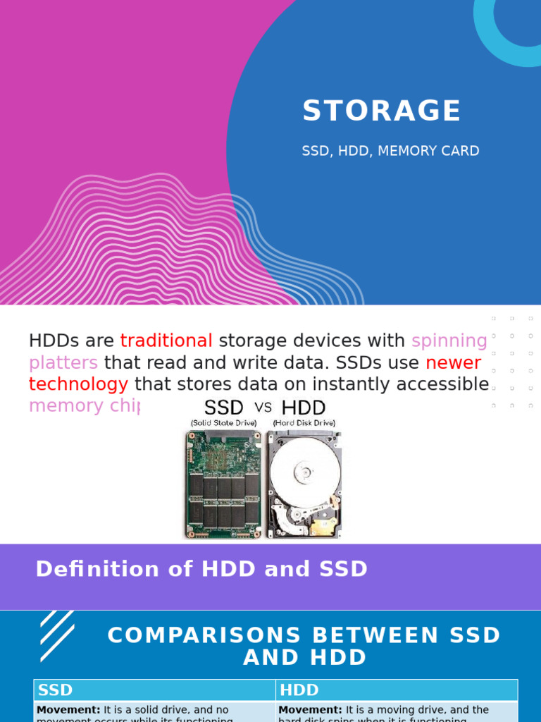 7.3.2 - Storage and Processing | PDF | Hard Disk Drive | Solid State Drive