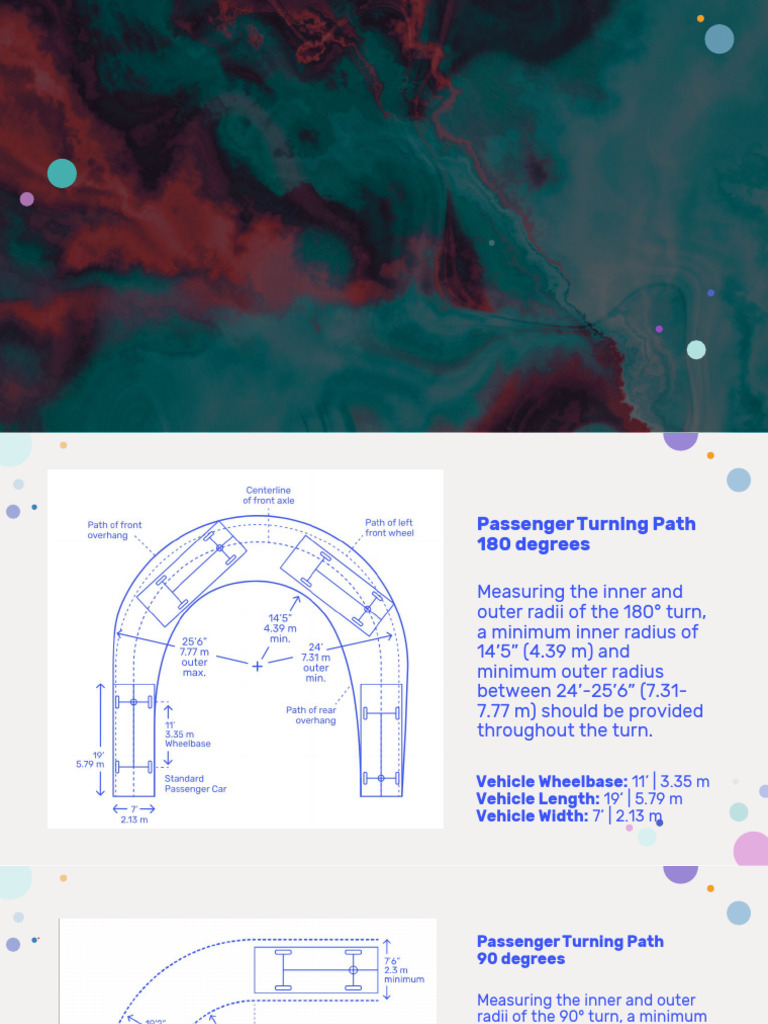 Vehicle Turning Path Specifications | PDF
