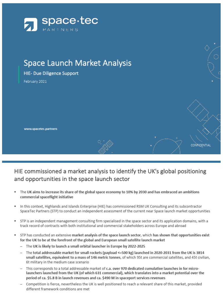 UK Space Launch Market Insights 2021 | PDF | Satellite | Aerospace