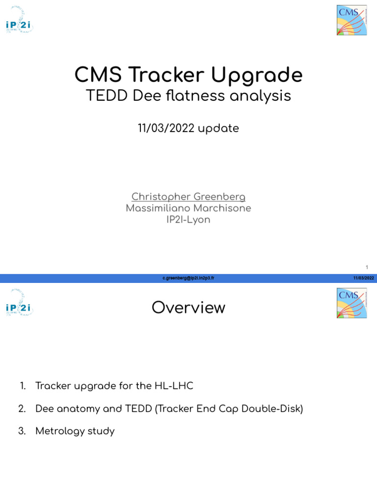 CMS Tracker Upgrade Overview and Analysis | PDF | Applied And ...