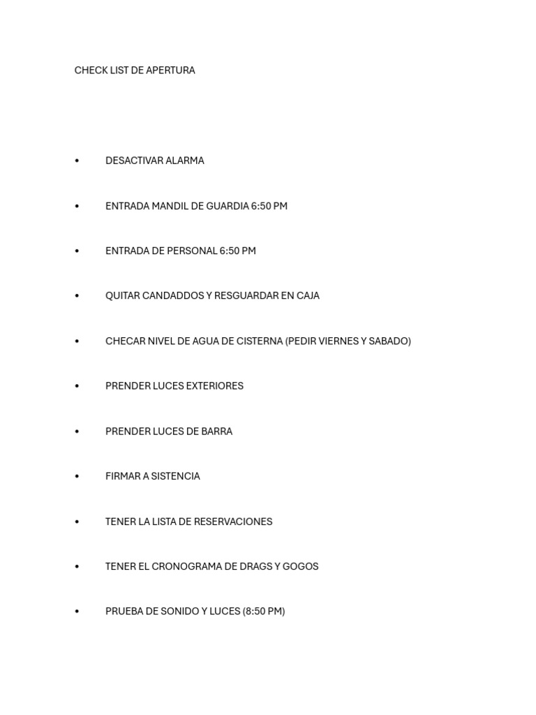 Check List Dua | PDF