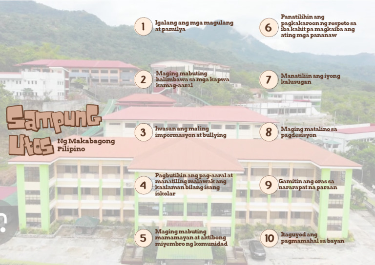 Sampung Utos NG Makabagong Pilipino PDF | PDF