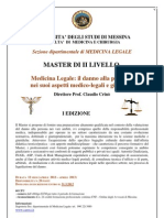 Master II livello "Medicina Legale
