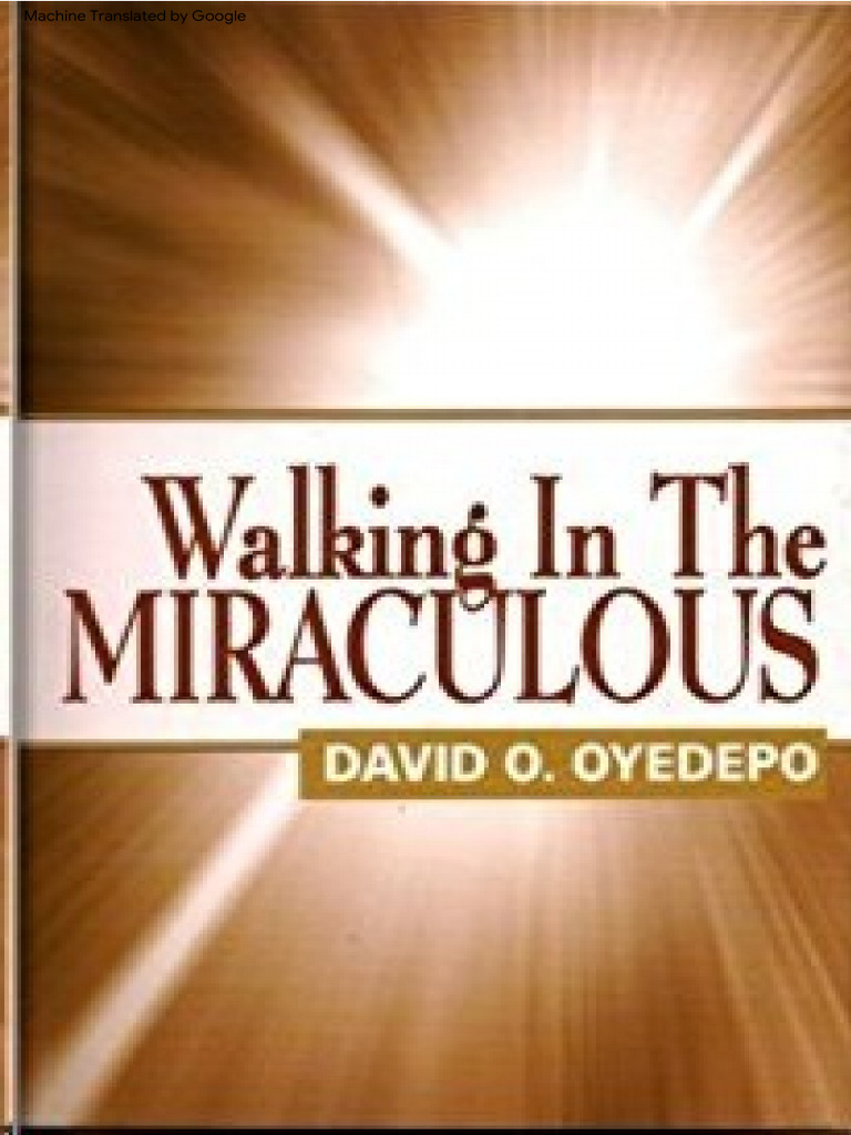 David Oyedepo - Andando em Milagres | PDF | Jesus | Deus