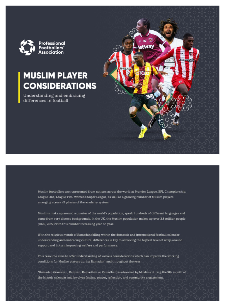 Supporting Muslim Players During Ramadan | PDF