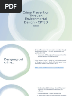 CPTED: Enhancing Safety Through Design | PDF | Lighting | Parking Lot