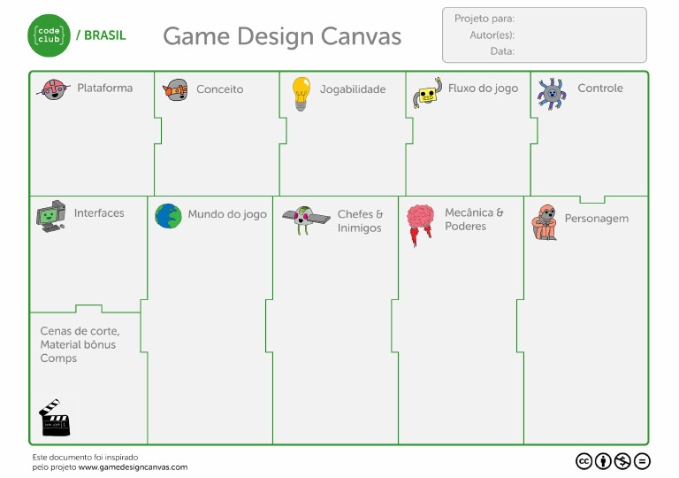 Code Club - Game Design Canvas | PDF