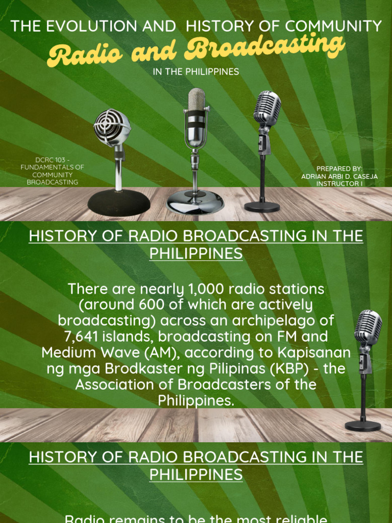 History of Community Radio in the Philippines | PDF | Broadcasting ...
