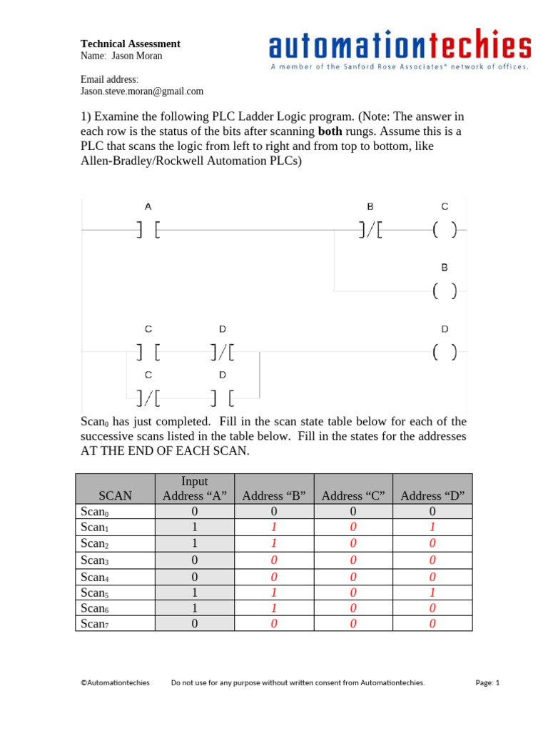 Mitsubishi PLC Ladder Logic Examples | PDF | Programmable Logic ...
