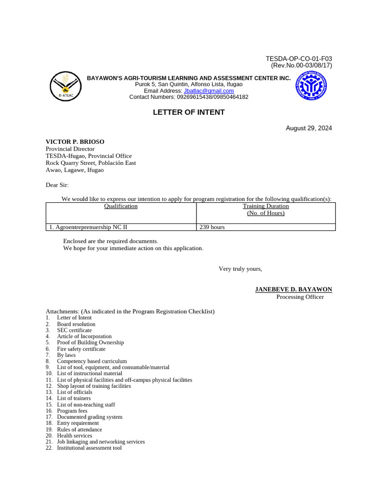 Program Registration Forms 2 | PDF | Learning