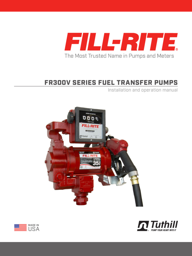 Fill-Rite Pump | PDF | Pump | Valve