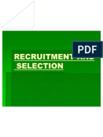 Recruitment and Selection