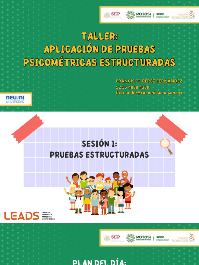 Sesión 1 R | PDF | Evaluación | Sicología