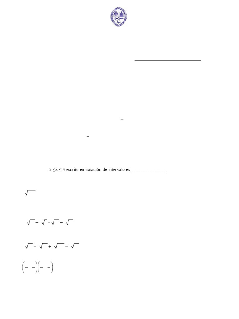 Práctica Final de Matemática Básica | PDF | Matemáticas