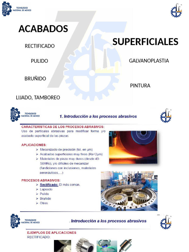 Procesos de Acabado 2 | PDF