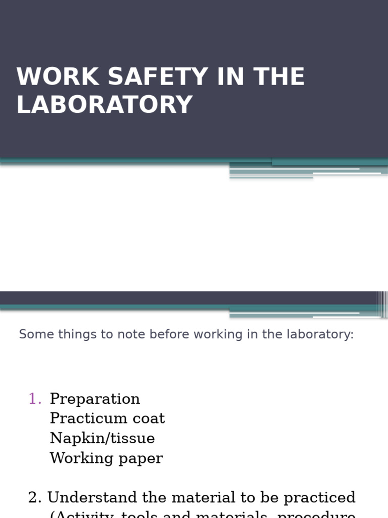 Work Safety in The Laboratory | PDF | Ethanol | Potassium